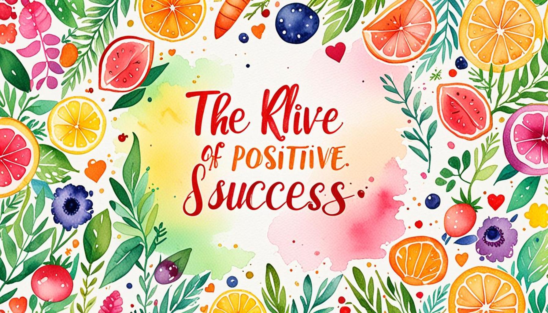 The Role of Positive Affirmations in Developing Healthy Habits for Personal Success